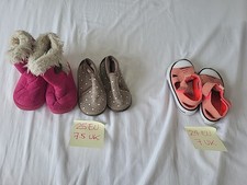 3x Shoe Budle EU 24 and 25, UK 7 and 7.5: Ugg, Slippers And Converse