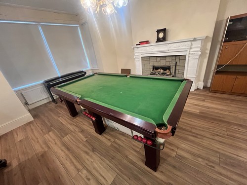 Size solid wooden snooker - 3/4,