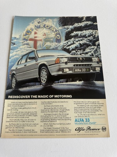 Original 1984 alfa - original, romeo