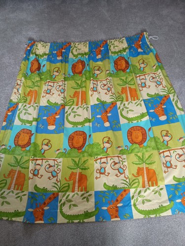 Jungle animal themed curtains