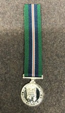 Northern Ireland Prison Service Medal Miniature  With 6 Inches Ribbon New