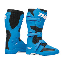 2025 Thor Motocross Offroad MX Race Boots Blitz XR Flo Blue Black Adults