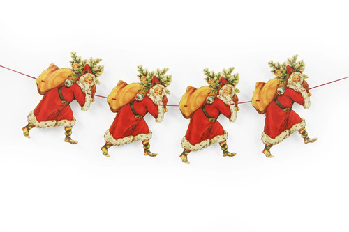 Father christmas garland - father,