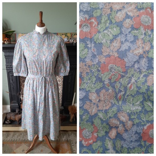 Vintage liberty print dress - print,