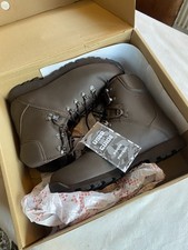 ITURRI Patrol Boots ~ Leather ~ UK Size 10 M Brown ~ NEW BNIB ~ British Army MOD