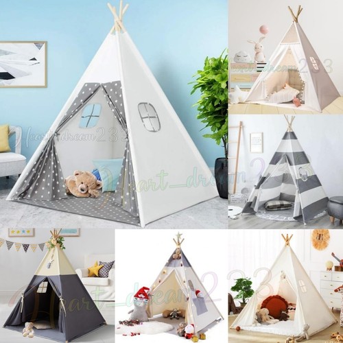 Large canvas kids teepee star - canvas,
