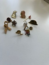 Job Lot Of Vintage Pin Badges