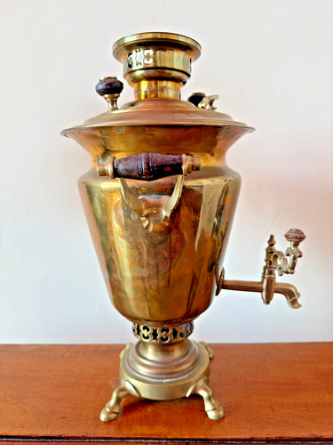 Antique russian brass - antique, samovar