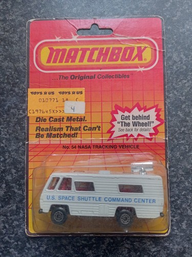 Vintage matchbox nasa van - vintage,