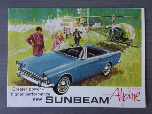 Sunbeam alpine series orig - sunbeam,