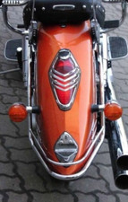 Rear Fender Trim - Chrome -