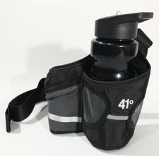 41° Waist/Hip/Bum Bag With Side Bottle Holders For Travel, Hiking, Walking F/P&P
