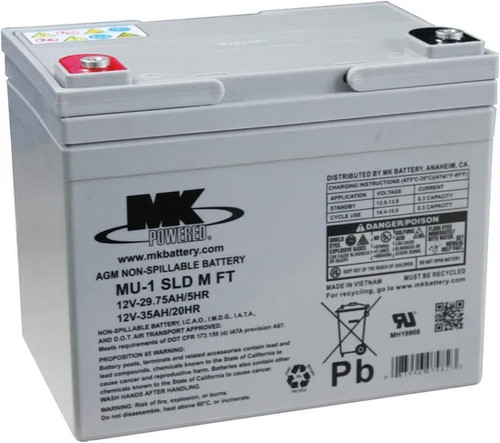 Pair 12v 34ah agm mk - pair,