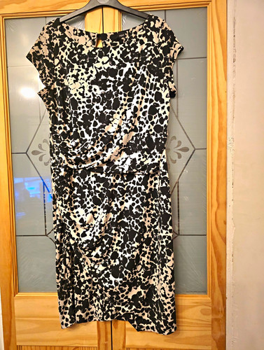 Next black beige animal print - black,