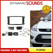 CTKFD24 Double Din Stereo Fitting Kit Black for Ford Focus (2007 - 2011)
