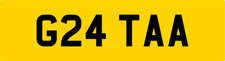 GINETTA G40R REG NUMBER PLATE G24 TAA ALL DVLA FEES PAID - G40 R NET GIN GINNY