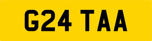 Ginetta g40r reg - number, plate
