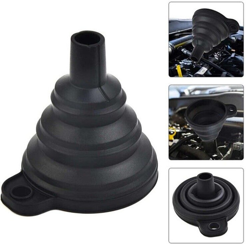 Collapsible silicone funnel - collapsible,