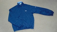 Men's Vintage Reebok Union Jack Full Zip Mesh Lined Jacket Size XL in Navy Blue