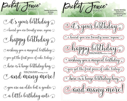 Swanky sentiments birthday - swanky,