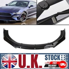 Glossy black front bumper - front,