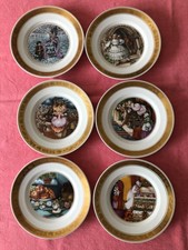 6 Vintage Royal Copenhagen Hans Christian Andersen Collector Plates 