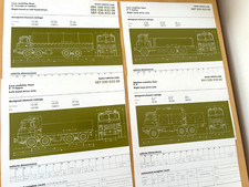 FODEN MILITARY LORRY / TRUCK  SPEC SHEETS ( 4 ) -  1974