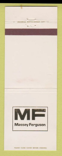 Matchbook cover massey - matchbook,