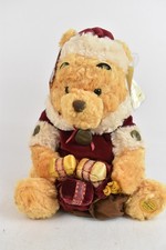 Winnie The Pooh Limited Edition Santa Pooh Disney Store Teddy Bear With COA