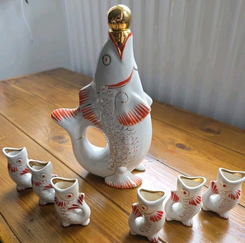Vintage soviet porcelain - soviet, fish