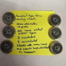 4mm Romford Type Loco Drivers