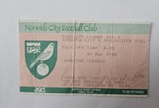 Norwich City V Manchester
