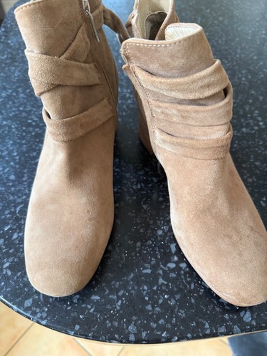 Karen millen taupe suade boots - karen,