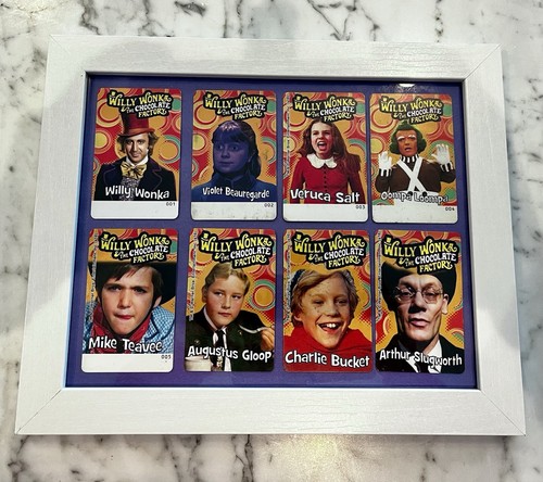 Framed lot willy wonka - of, 8