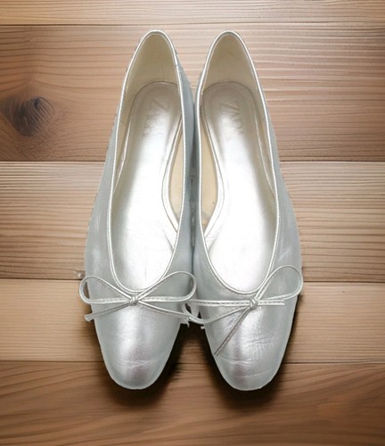 Zara size silver - 6, faux