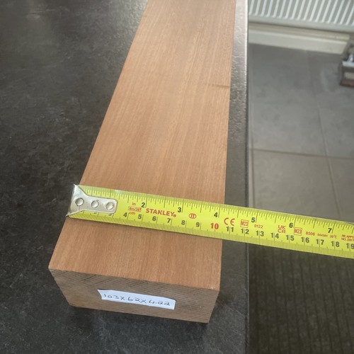 Sapele hardwood 103x62x422long - hardwood,