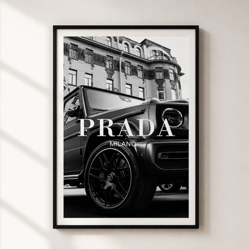 Prada wall art - art, g