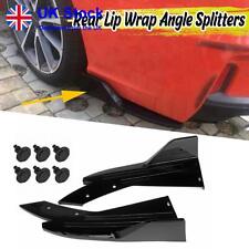 For X1 X3 X3m X5 Racing 2x Rear Bumper Side Skirt Spoiler Splitter Lips Gloss