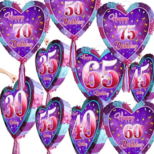 Big heart birthday pinata - birthday,