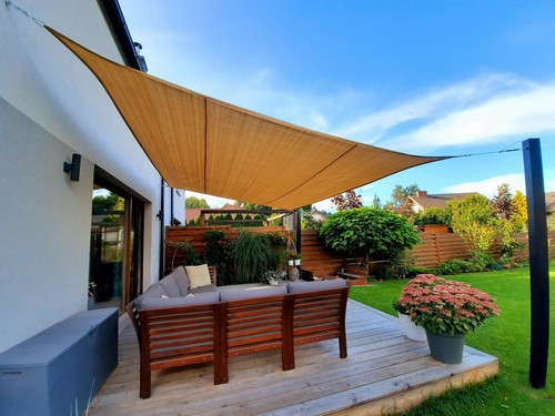 Sun shade sail - shade, patio