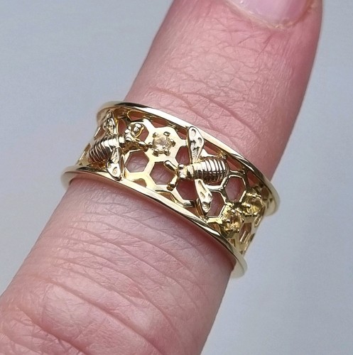 Hallmarked 9ct yellow rose - yellow,