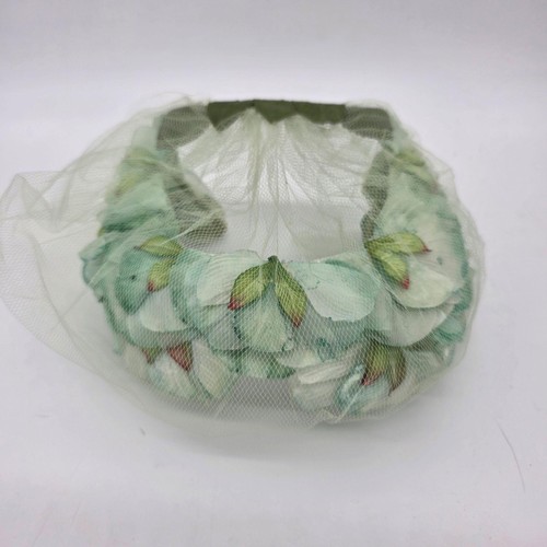 Vintage floral headpiece - vintage,