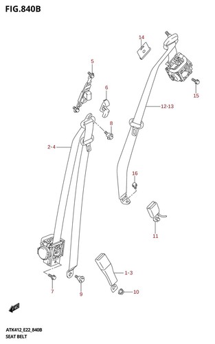 Suzuki genuine buckle assy - suzuki,