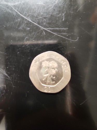 20p genuine rare coin - coin,