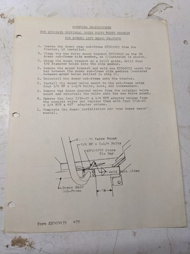 Mounting instructions ku503435 - mounting,