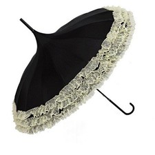 TW013 Pagoda lacy umbrella in