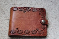 Vintage Welsh Leather Cheque