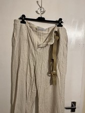 Primark Beige Linen Pants with