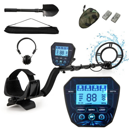 Metal detector with - with, backlit