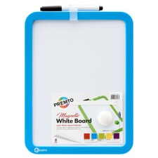 A4 White Board Dry Wipe Magnetic Mini Kids White Message Boards With Pen Marker